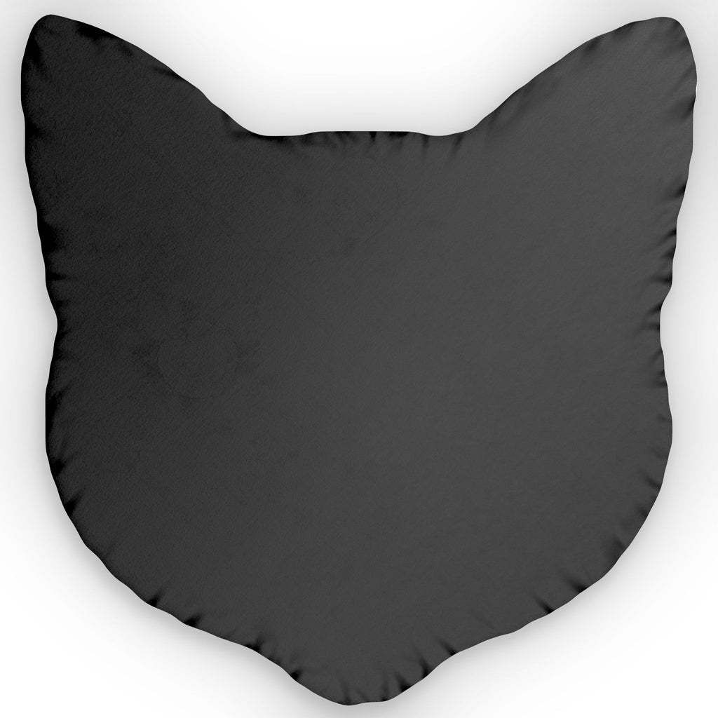 Black Cat Silhouette Pillow
