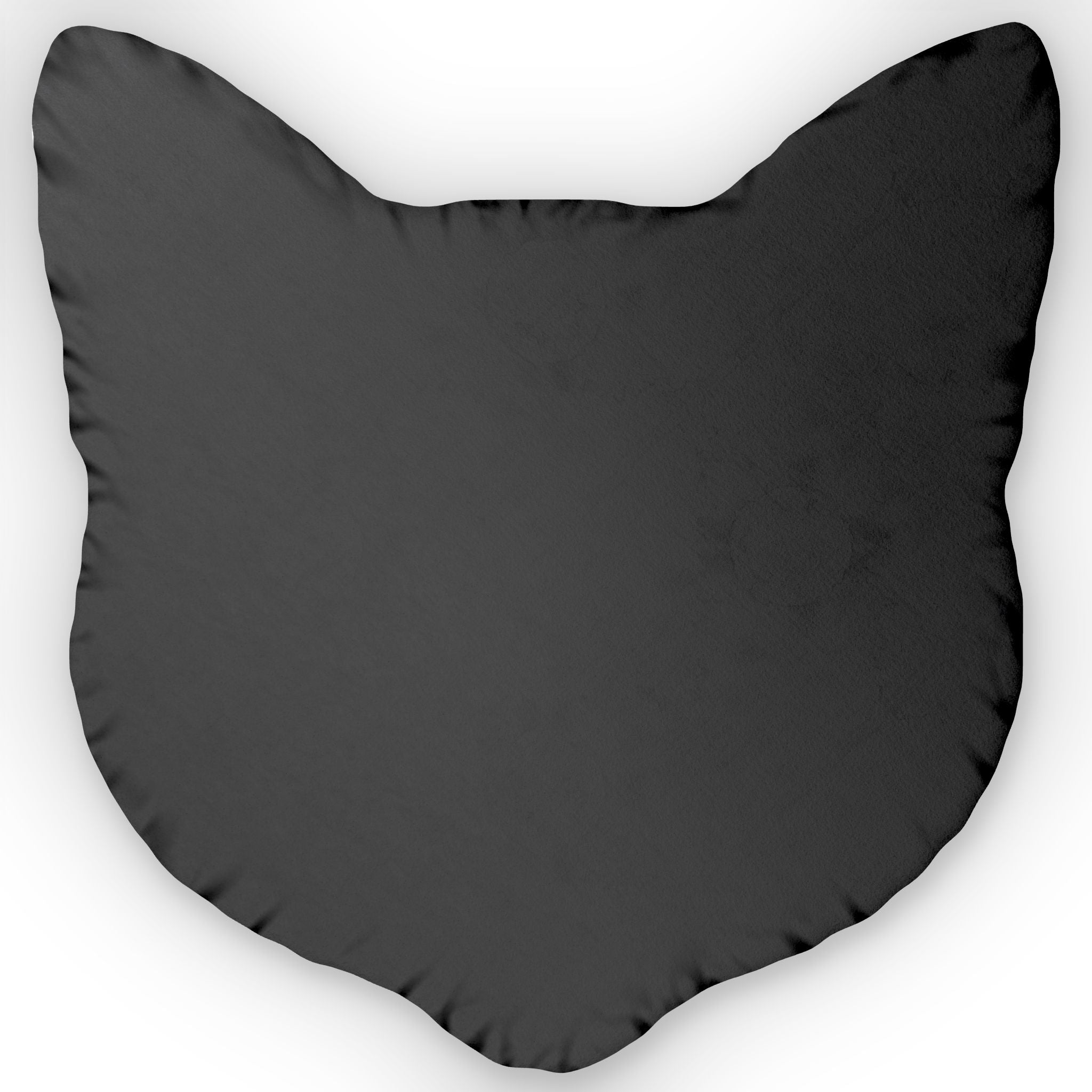 Black Cat Silhouette Pillow